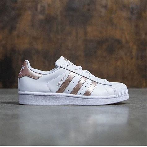 witte adidas sneakers gouden strepen dames